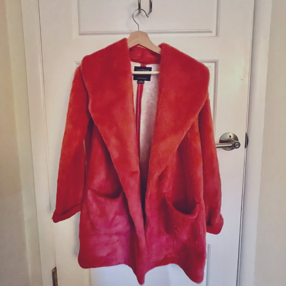 Sanctuary Fuzzy Midi Jacket (size XS)